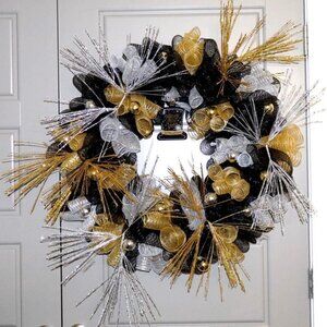 Custom New Years Wreath